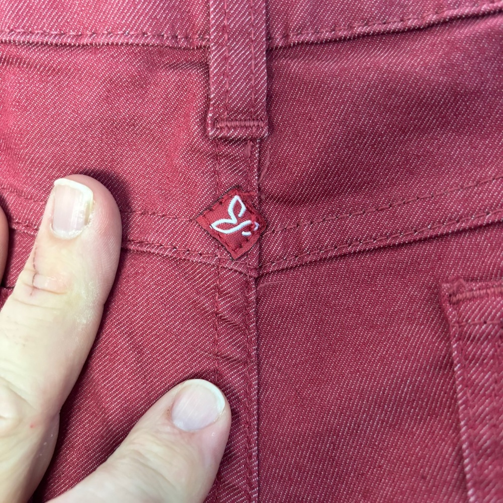 prAna Kara Low Rise Ankle Jeans in Burgundy – Women’s Sz 8/29 - Picture 6 of 13